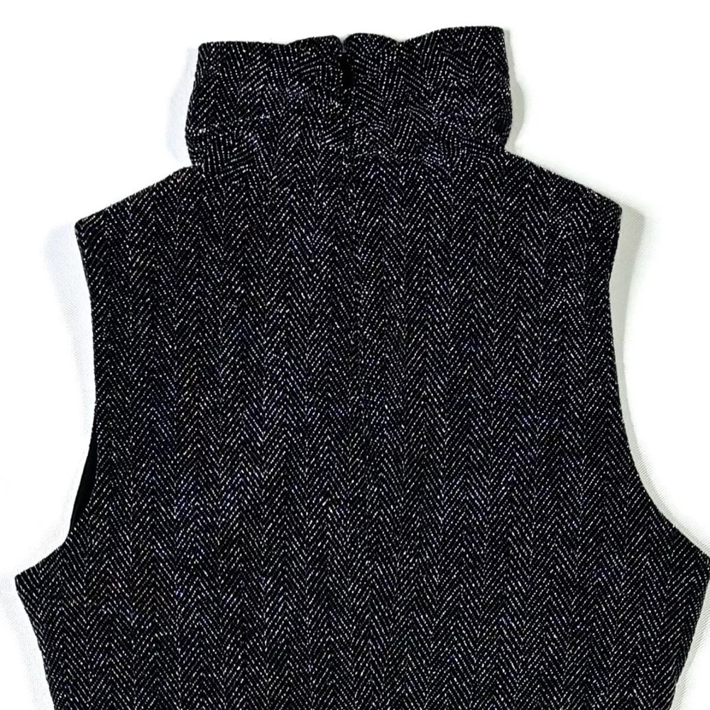 Ralph Lauren Evening Dress Women’s 2 Shimmering Silver Sleeveless Draped - Picture 8 of 9